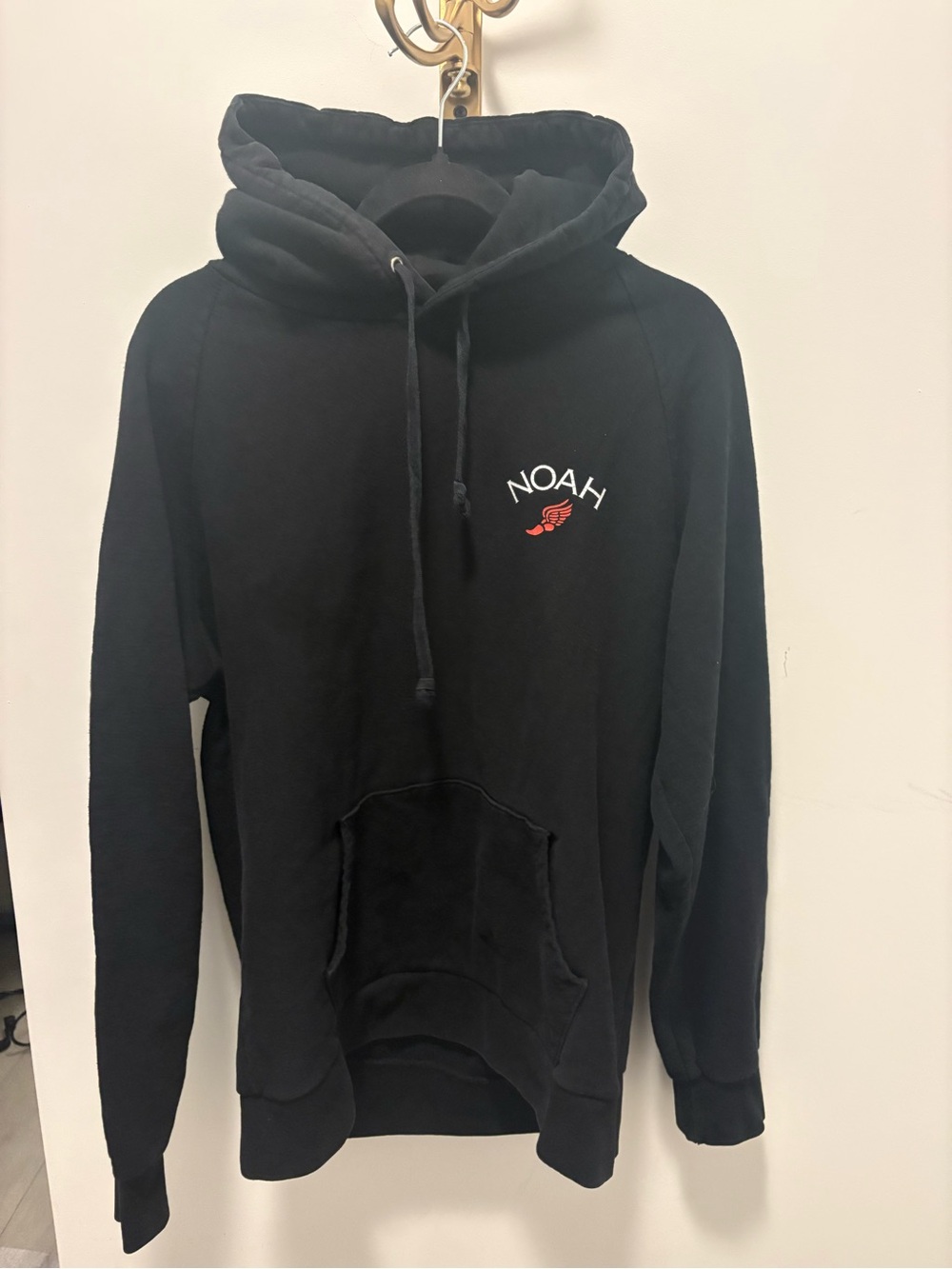 Noah Black Logo Hoodie - Men's Pullover Hoodie